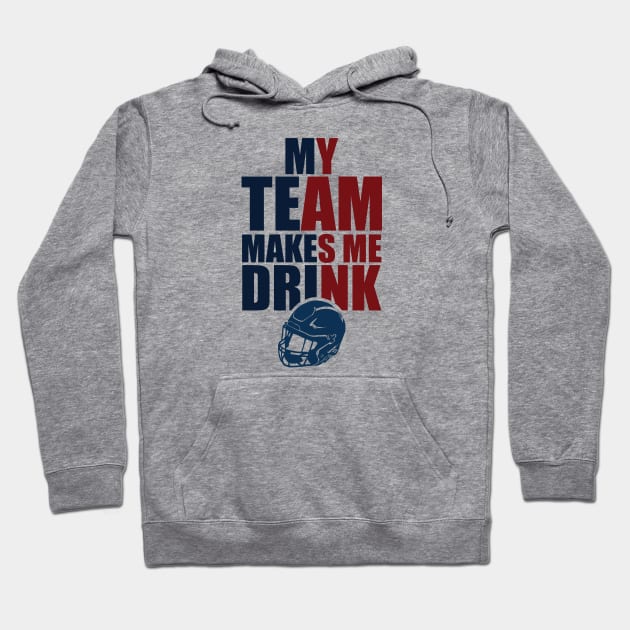 NFL Houston Texans Drink Hoodie by SillyShirts